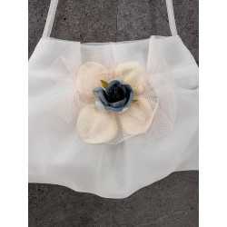HANDMADE IVORY/PEACH CARMY FIRST HOLY COMMUNION HANDBAG STYLE CL9793/108