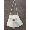 HANDMADE IVORY/MINT CARMY FIRST HOLY COMMUNION HANDBAG STYLE CL9793/113