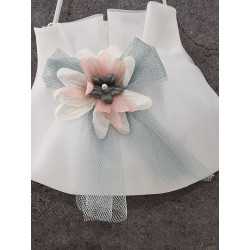 HANDMADE IVORY/MINT CARMY FIRST HOLY COMMUNION HANDBAG STYLE CL9793/113