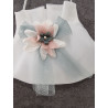 HANDMADE IVORY/MINT CARMY FIRST HOLY COMMUNION HANDBAG STYLE CL9793/113