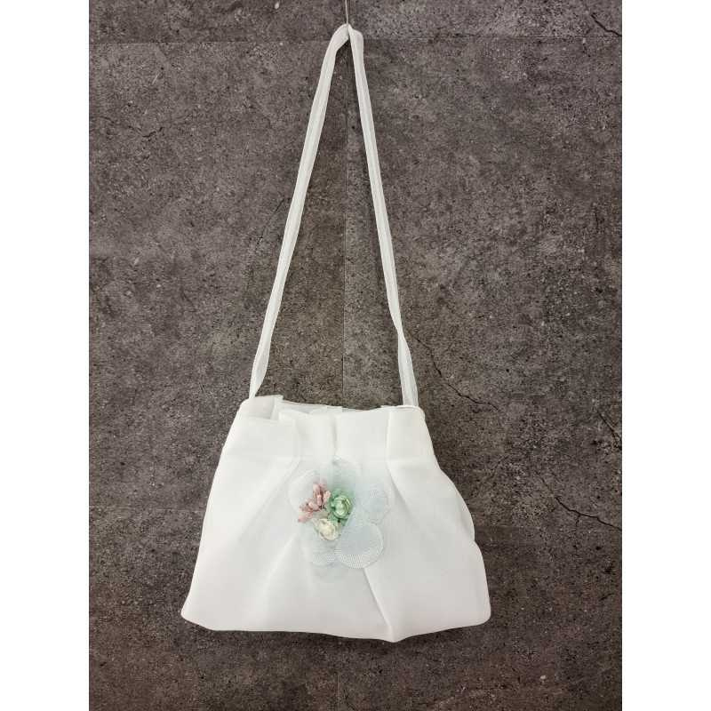HANDMADE IVORY/MINT CARMY FIRST HOLY COMMUNION HANDBAG STYLE CL9793/134 HANDMADE IVORY/MINT CARMY FIRST HOLY COMMUNION HANDBAG STYLE CL9793/134