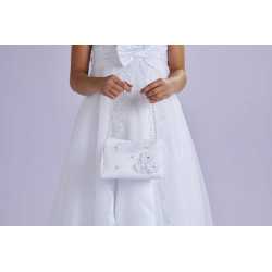 White First Holy Communion Handbag Style EVELYN