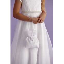 White First Holy Communion Handbag Style POPPY