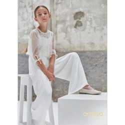 Amaya Ivory First Holy Communion Set with Trousers Style 587046/587050