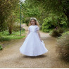White First Holy Communion Dress Style IS24634