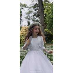 Ivory  First Holy Communion Jacket Style Ko24131