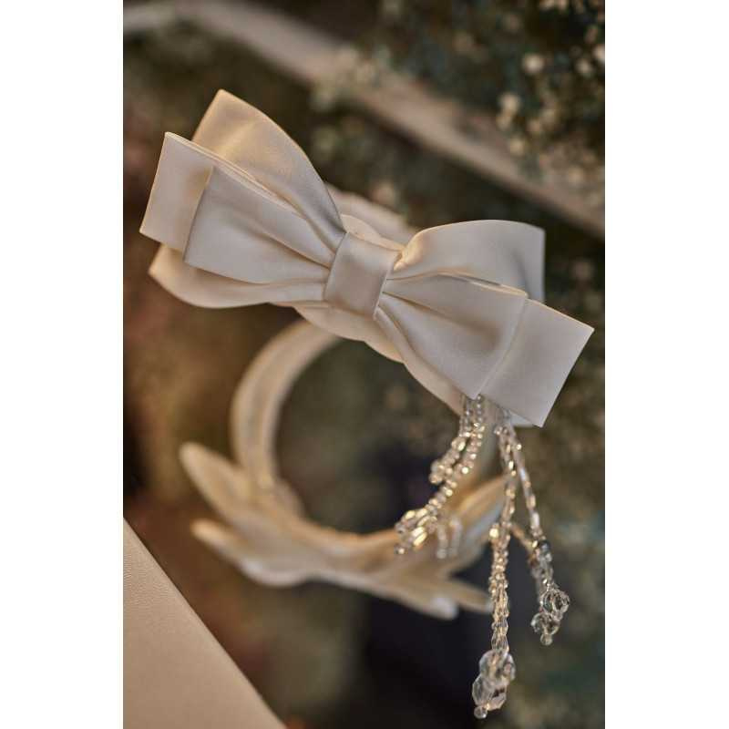 Ivory First Holy Communion Headband Style A15 Ivory First Holy Communion Headband Style A15