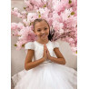 White First Holy Communion Dress Style COM017
