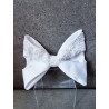 WHITE FIRST HOLY COMMUNION BOW STYLE PL07