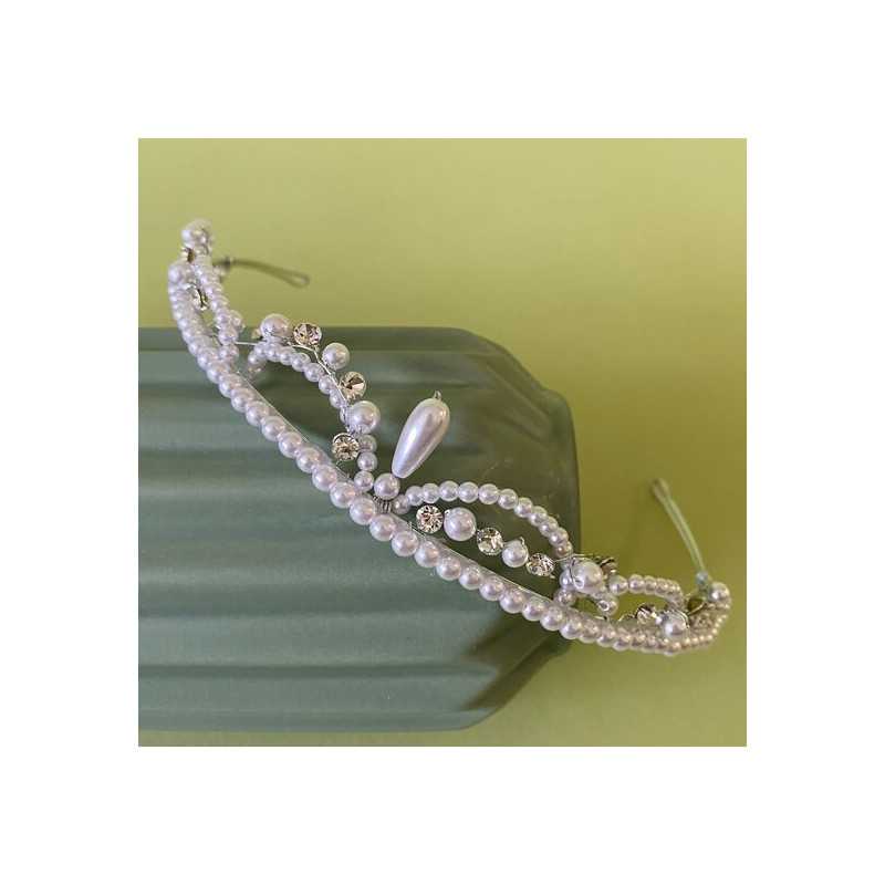 Silver First Holy Communion Tiara Style LM237WTSI