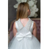 White First Holy Communion Dress Style COM018