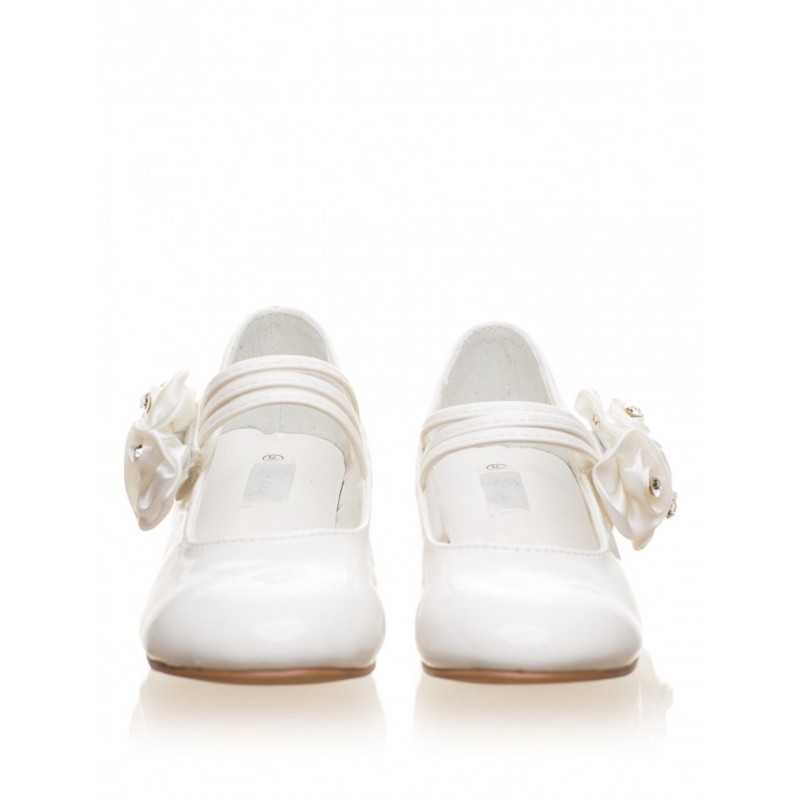 Girls Ivory Communion / Flower Girl Shoes 3645IA Girls Ivory Communion / Flower Girl Shoes 3645IA