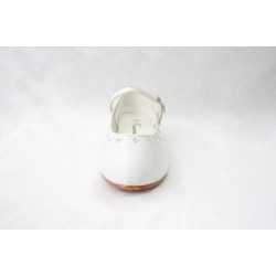 Girls Special Occasion /Communion Satin White Shoes Visara
