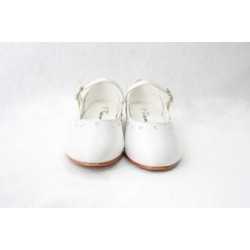 Girls Special Occasion /Communion Satin White Shoes Visara